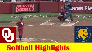 Texas A\&M Commerce vs #2 Oklahoma Softball Game Highlights, March 6 2024