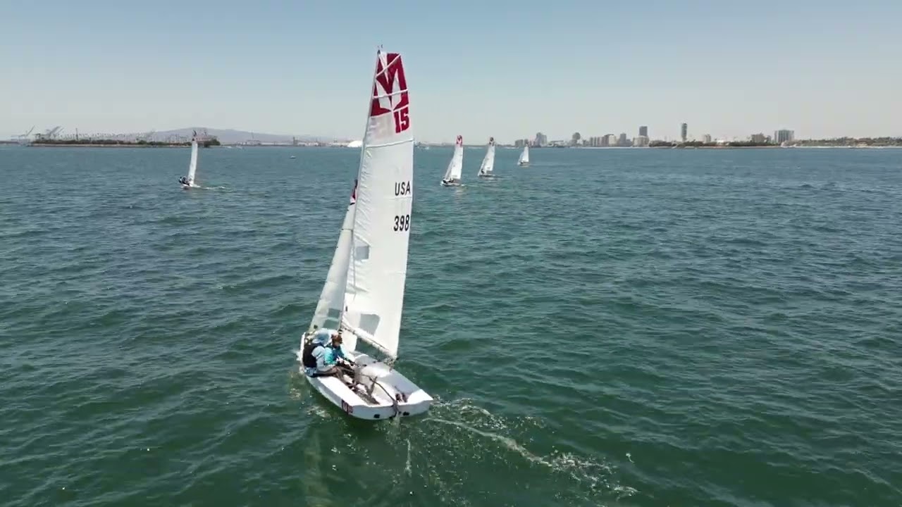 2023 LBRW   Day 3 Sunday   Race 6   Melges 15 start