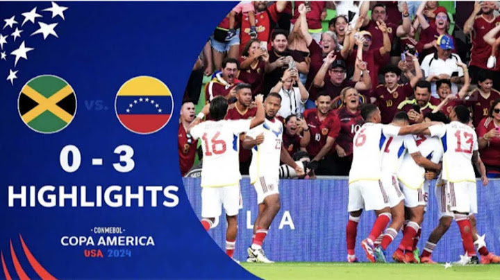 Jamaica🇯🇲 vs Venezuela🇻🇪 0-3 HIGHLIGHTS | Copa América 2024