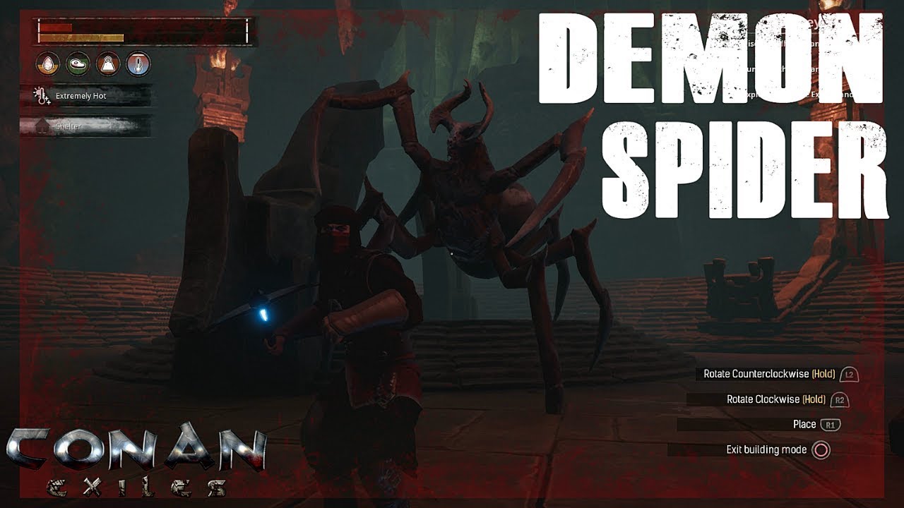 Conan Exiles We Found The Demon Spider YouTube