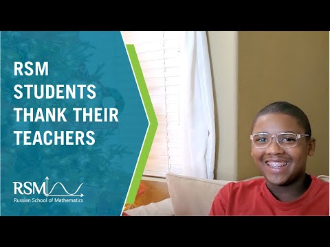 RSM Students Thank Their Teachers