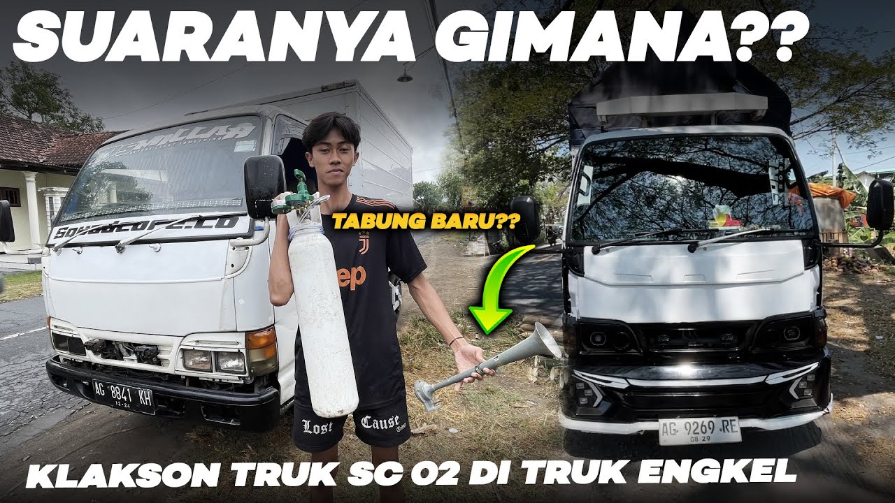 GIMANA SUARANYA‼️ COBA PASANG KLAKSON TRUK SC 02 DI TRUK ENGKEL