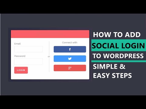 How to Add Social Login to WordPress | Webster