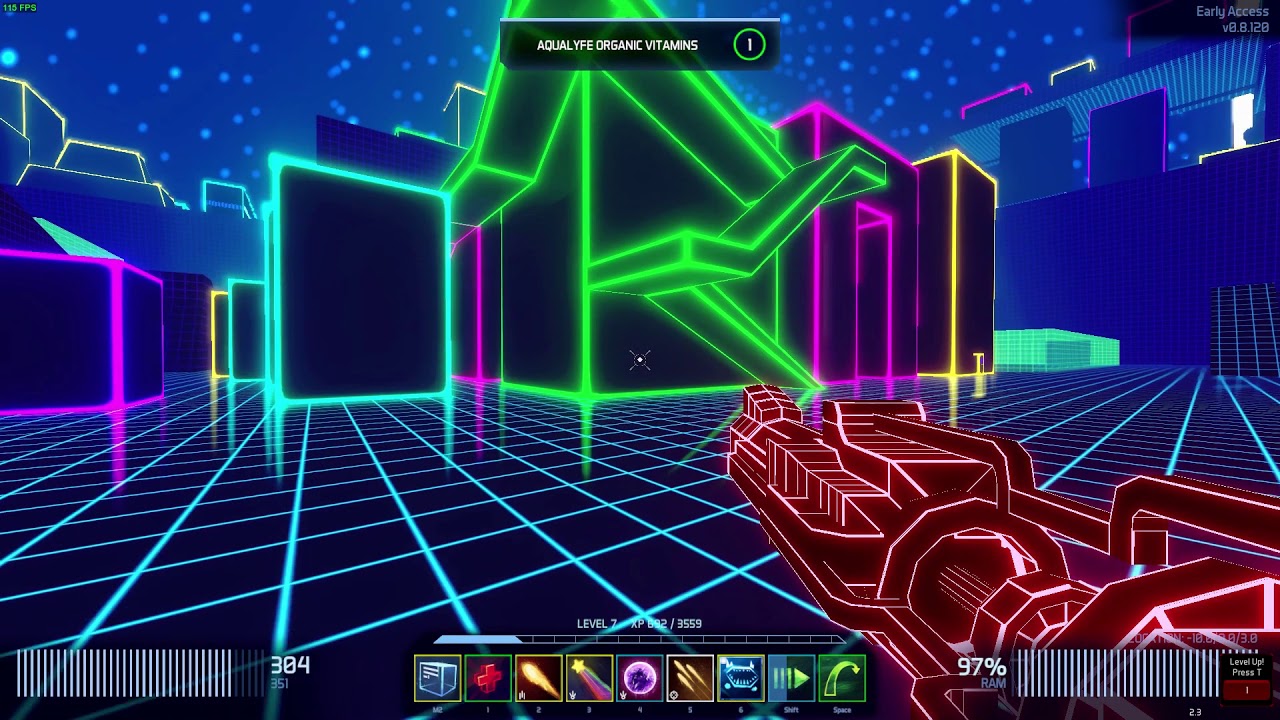 Black Ice cyberpunk FPS on Linux - YouTube