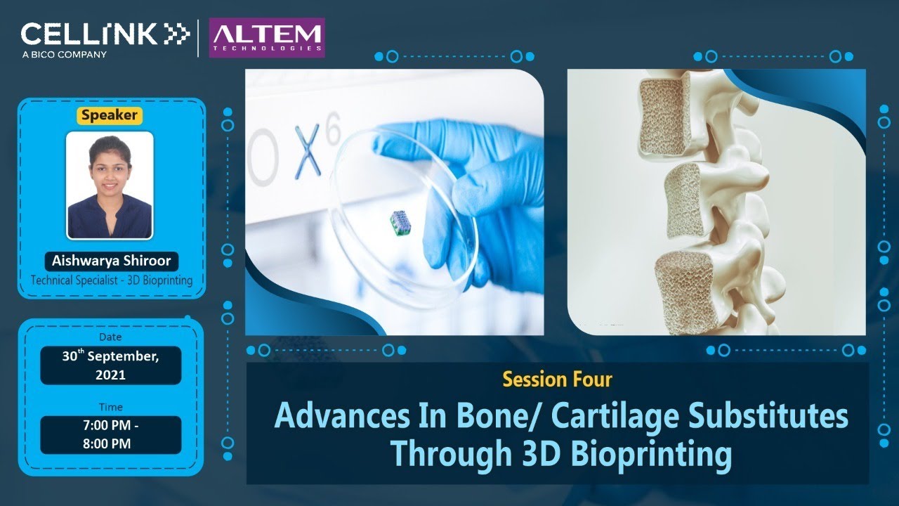 Advances in bone/ cartilage substitutes through 3D Bioprinting - YouTube