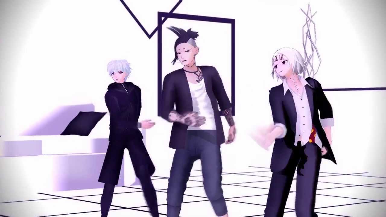 【MMD喰種】 金木・ウタ・什造で虎視眈々