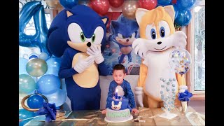 Armanis 4Th Birthday Party - Sonic Themed Party