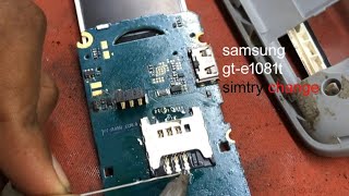 How To Replace Sim Try Samsung 1200Y Or Gt108 Samsung Sim Socket Change Working