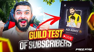 [ LIVE ] Guild Test of BR Rank Players 🥰 Finding Out the Real Rank Players🎮 screenshot 2