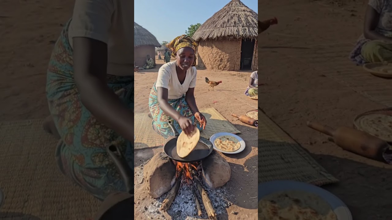 🌍🔥 Authentic African village cooking with amazing traditional flavors! 🍲😋