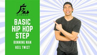 Beginner Hip Hop Dance Class | Basic Step - Running Man with Heel Twist | Hip Hop Dance Tutorial