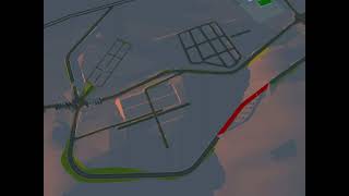 InfraWorks 3D: road, viaduct, road interchange and industrial zone