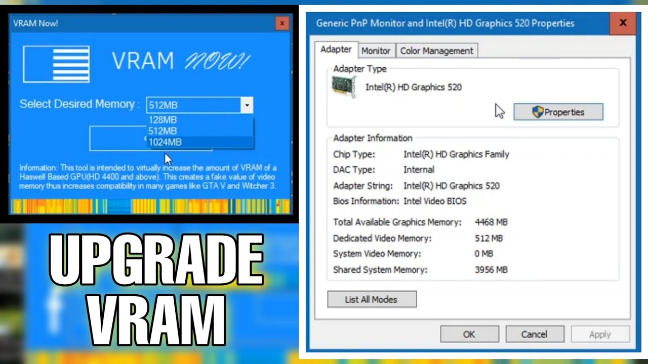 Cara Menambah Video Memory (VRAM) Intel Grapichs (520)