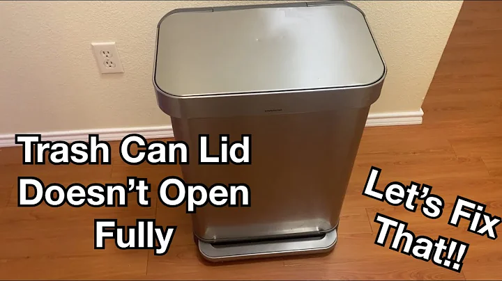 Simple Human trash can fix