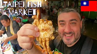 Seafood STREET-FOOD In TAIPEI Fish Market --- Outstanding TAIWANESE Seafood! 🇹🇼🐟🦀🦑🦐 🇹🇼 screenshot 5