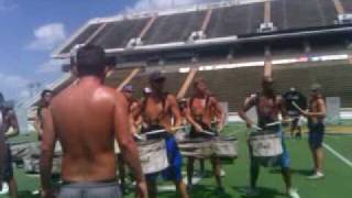 2010 Blue Devils drum feature run through