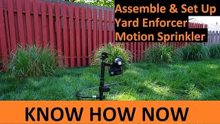 Assemble and Set Up Orbit Yard Enforcer Motion Activated Sprinkler