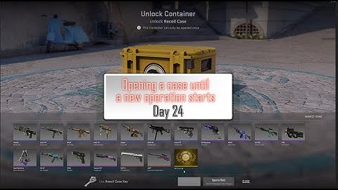 Opening a case until a new CS2 operation starts - Day 24