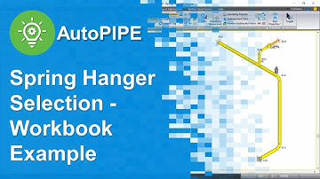 Spring Hanger Selection - Workbook Example