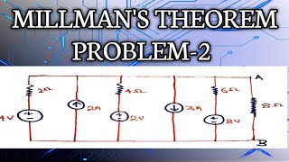 How to solve Millman's theorem problem ||problem -2||