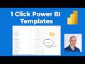 I Automated Power BI Templates in My Side Project (1‑Click Workflow)
