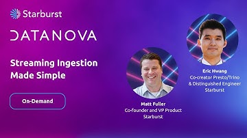 Streaming Ingestion Made Simple | Datanova 2024