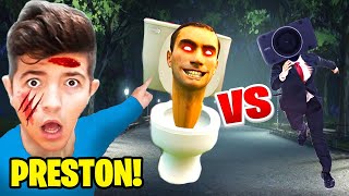 6 YouTubers Who Found SKIBIDI TOILET.EXE &amp; CAMERAMAN.EXE IN REAL LIFE! (Preston, Unspeakable)