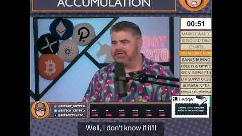 Institutions are getting into Cardano because they feel like they missed out on Ethereum.