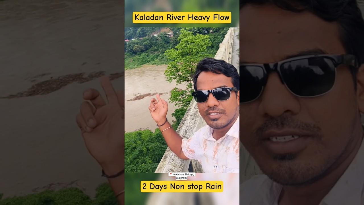 Kaladan river heavy flow 