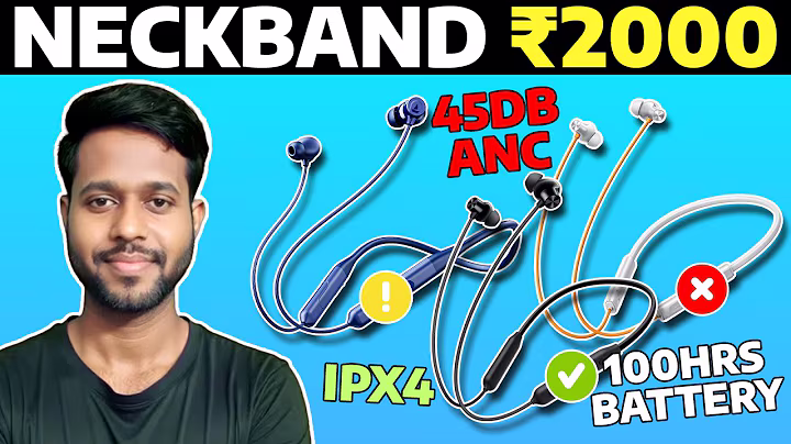 Best Neckband Under 2000 in 2025  Neckband Under 2000 With ANC  Best Wireless Earphone Under 2000