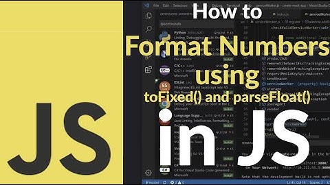 Getallen opmaken met toFixed() en parseFloat() in JavaScript | Waarden afronden en converteren in JS