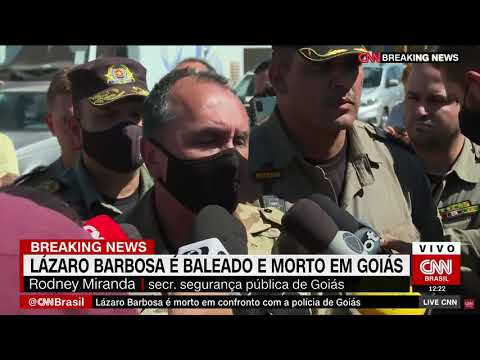 Secretário de Segurança Pública de Goiás fala sobre a morte de Lázaro Barbosa