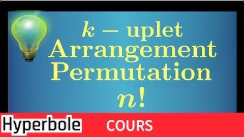 Cours Dénombrement • k-uplet • Arrangement • Permutation Factorielle • Terminale Spécialité Maths