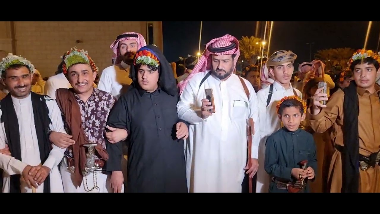 ترحيبة قبيلة بني جري  بجميع الوفود. بضيفان سعيد بن مرعي الجريي في زواجه