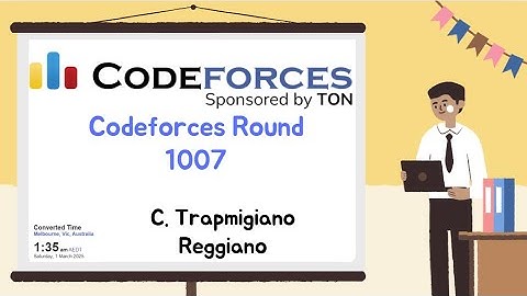 Codeforces Round 1007 - C. Trapmigiano Reggiano (wrong answer, only test#1 passed)