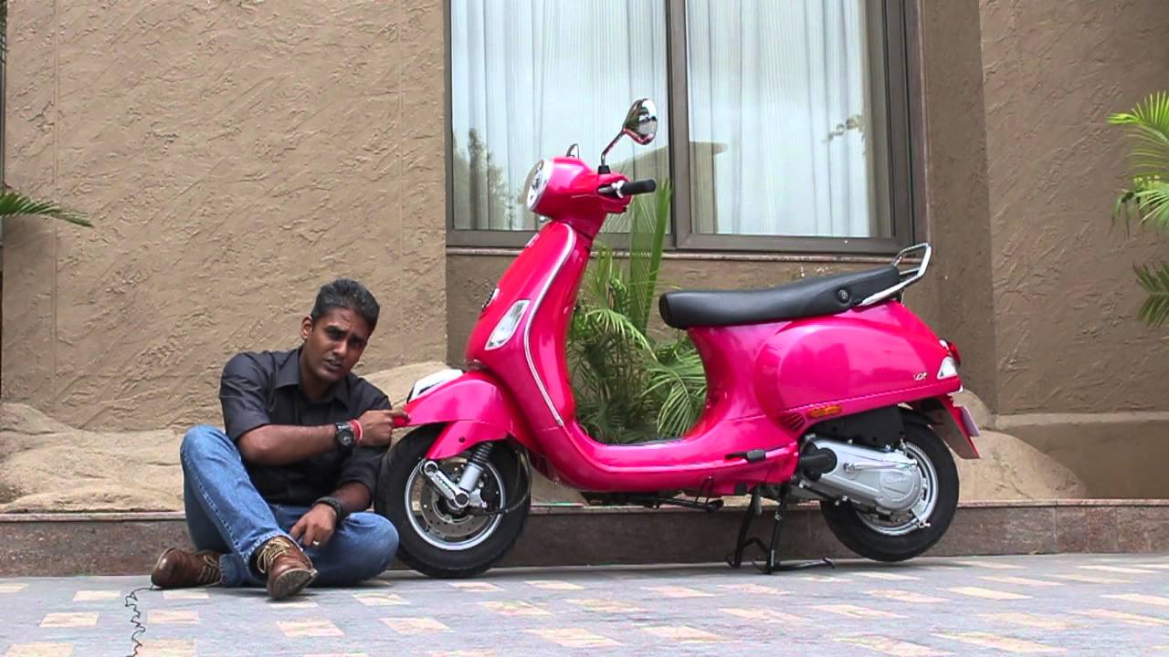vespa scooter pink price