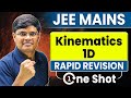 KINEMATICS 1D in 80 Minutes 🔥 | Complete Chapter Revision | JEE Mains &amp; Advanced | eSaral