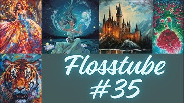 Flosstube #35 - Full coverage cross stitch update 