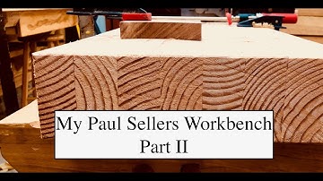 My Paul Sellers Workbench Part II: Squaring the end of bench top