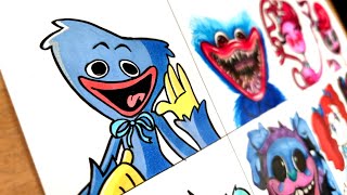Drawing Monsters Cartoon Vs Realistic Poppy Playtime