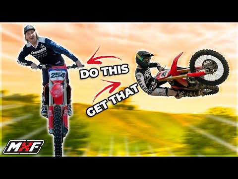 EASIEST WAY TO WHIP A DIRT BIKE WHILE JUMPING | Body Position is EVERYTHING!!!