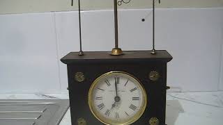 Unusual escapement clock