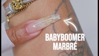 TUTO - BABYBOOMER MARBRÉ 💅🏽| Gel BLING Beauty Distribution ✨