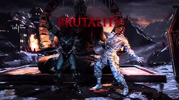 Mortal Kombat XL Triborg hidden variation Cyber Sub-Zero hidden Brutalities
