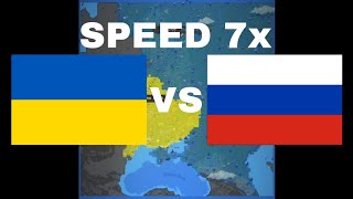 Ukraina VS Rusia. 7x Speed - WorldBox Timelapse