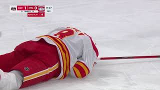 Chris Tanev Leaves Game After Blocking Shot #Request