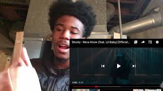 SKOOLY FT LIL BABY “NEVEA KNOWN” (OFFICIAL MUSIC VIDEO) |REACTION VIDEO *TOO HARD*🔥🔥