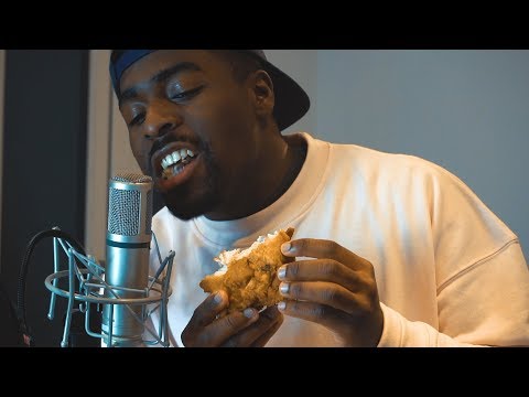ASMR CRISPY FRIED CHICKEN EATING (SO RELAXING)