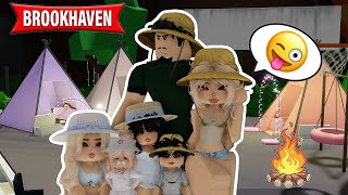 ACAMPAMENTO EM FAMÍLIA 🏕️ no BROOKHAVEN RP 🏠
