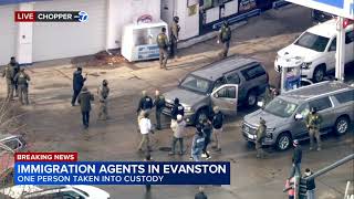 Apparent Arrest Made By Federal Agents In Evanston